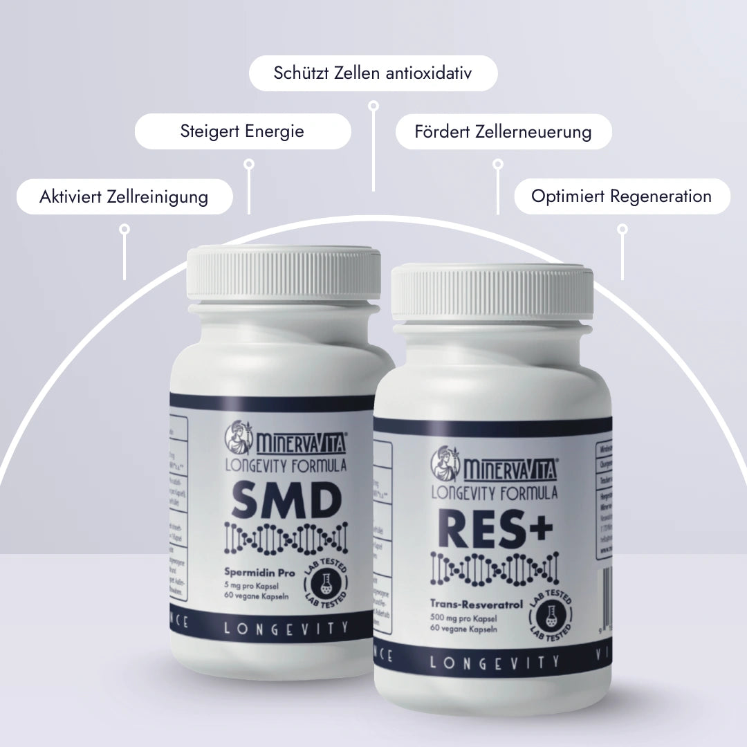 Autophagie-Duo – unterstützt Zellrecycling und Balance zwischen Regeneration und Langlebigkeit