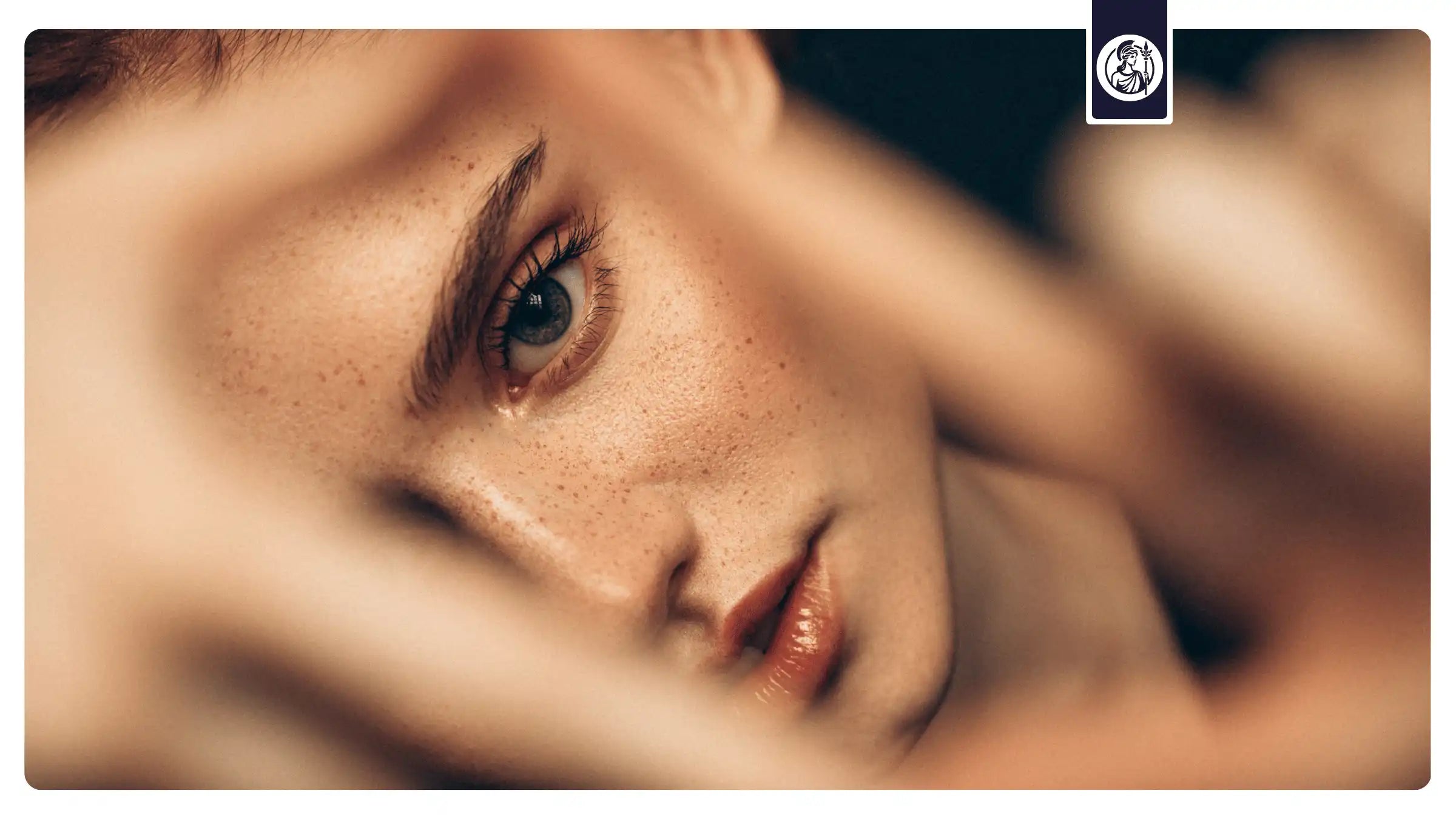 Nahaufnahme einer jungen und gesunden Frau