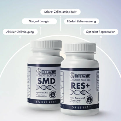 Autophagie-Duo – unterstützt Zellrecycling und Balance zwischen Regeneration und Langlebigkeit