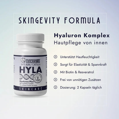 Hyla Komplex – Kombination aus Hyaluron, Zink und Vitamin C zur Unterstützung des Kollagenstoffwechsels