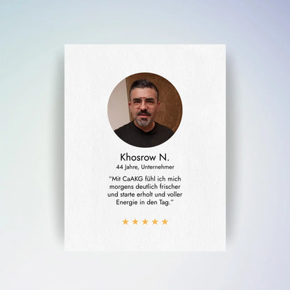 Kundenerfahrung mit Minerva-Vita Ca-AKG – mehr Energie, bessere Regeneration und Fokus im Alltag