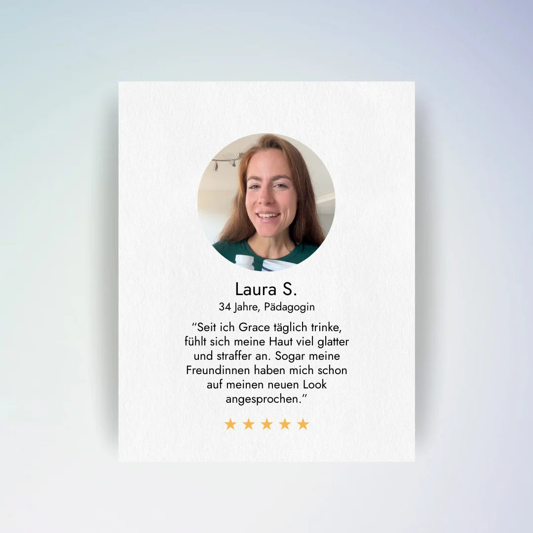 Kundin bewertet das Produkt Grace von Minerva-Vita