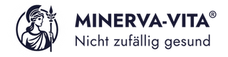 Minerva-Vita Logo mit Claim „Nicht zufällig gesund“ – Symbol für hochwertige Longevity-Supplements, wissenschaftlich fundierte Better-Aging-Konzepte und Premium-Qualität aus Österreich.