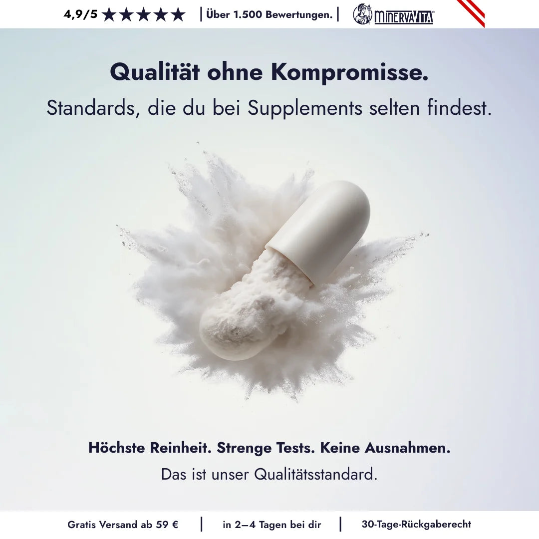 Minerva-Vita setzt auf höchste Qualitätsstandards bei ihren Produkten.