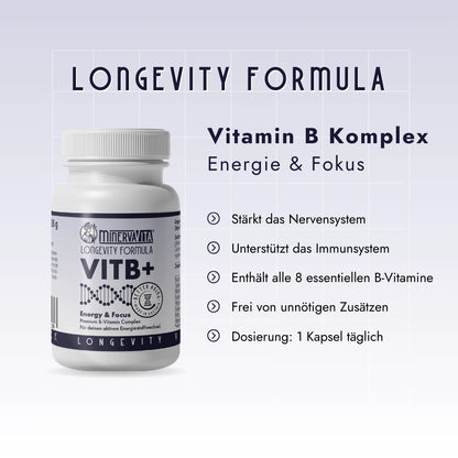 VITB+ | 8in1 B‑Vitamin Komplex Kapseln