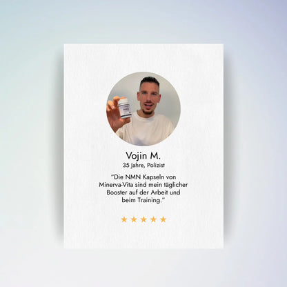Kundenerfahrung mit Minerva-Vita NMN – mehr Vitalität, mentale Klarheit und schnellere Regeneration