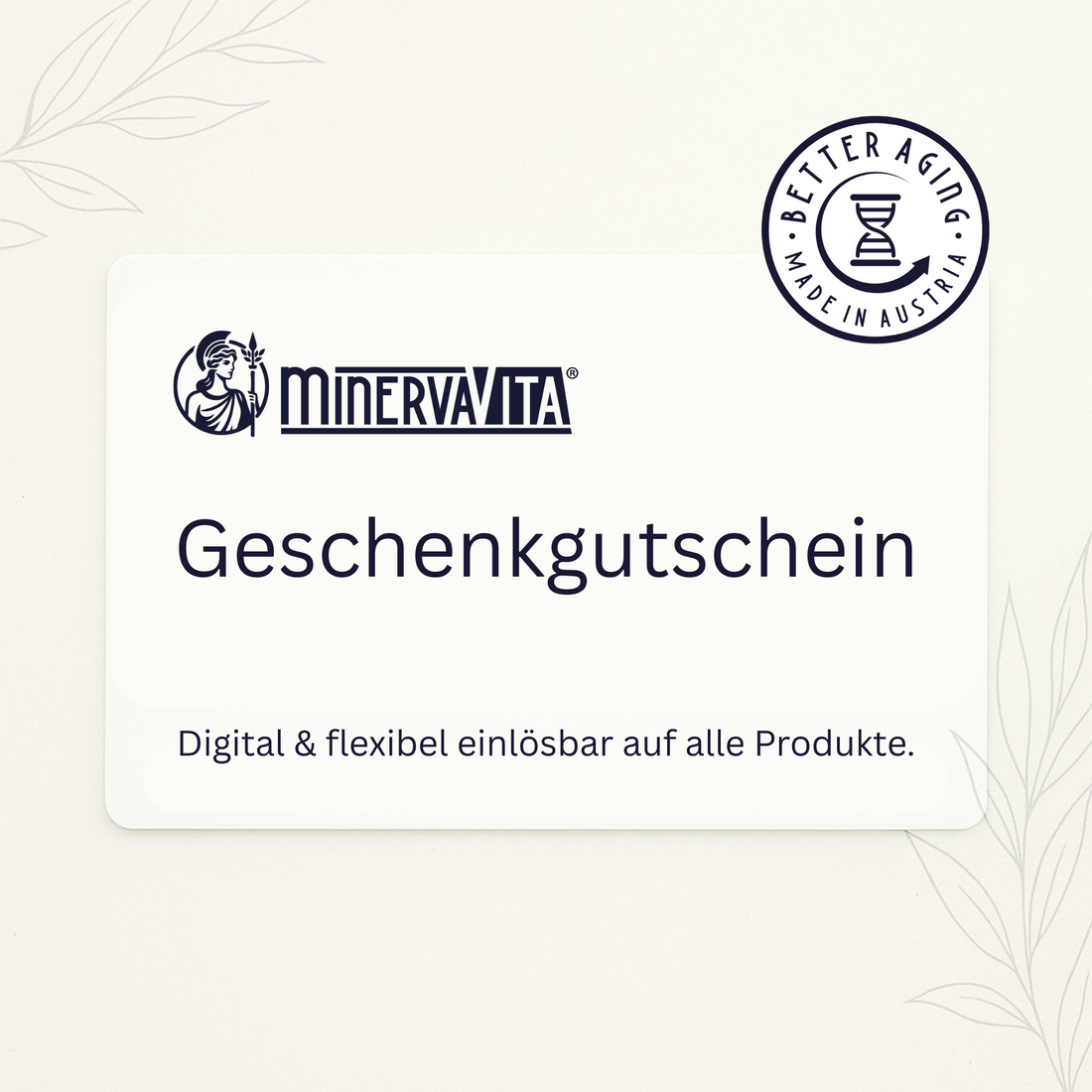 Geschenkgutschein 100 € - Minerva-Vita