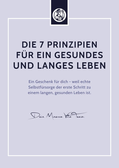 E-Book: Der kostenlose Longevity-Guide - Minerva-Vita