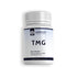 Minerva-Vita TMG Betain-Anhydrat mit 500 mg Trimethylglycin pro Kapsel und mindestens 98 % Reinheit – Produktdose auf weißem Hintergrund.